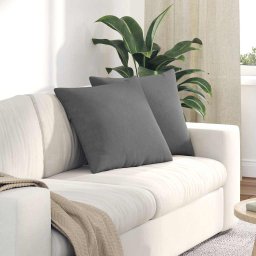 Perne pentru canapea 2 pcs Gri închis 50 x 50 cm tesatura GartenMobel Dekor