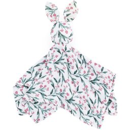 Petite&Mars Hugo Bamboo Comforter jucărie de adormit Pink Meadow 1 buc