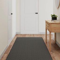 Gossi covor traversa aspect sisal, antracit, 80x300 cm