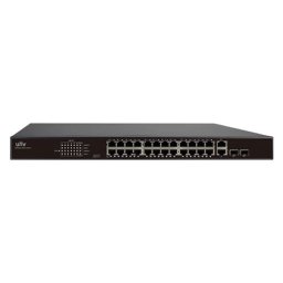Switch 24 porturi PoE, 2 x porturi Combo 1000Mbps, 370W - UNV NSW2010-24T2GC-POE-IN