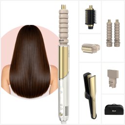 Multistyler 5in1 Glam™ Ceramic păr drept, onduleuri, bucle HD6051SEU Shark