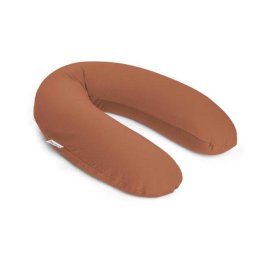 Perna mare pentru gravide si bebelusi 3 in 1 Doomoo bumbac organic Buddy Tetra Jersey Terracotta