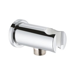 GROHE 26658000 - Racord de perete cu suport integrat pentru duș Ø 48 mm cromat