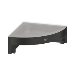 GROHE 411062430 - Poliță de colț pentru duș ESSENTIALS 250 × 250 mm, neagră