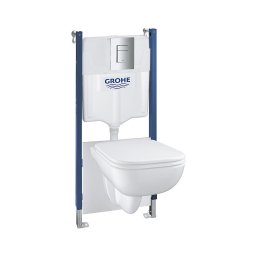 GROHE 39816000 - Set pentru WC SOLIDO COMPACT, 1,13 m, ceramică/alb