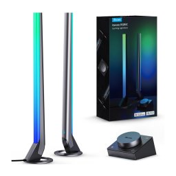 Govee - Panouri LED Smart Wi-Fi pentru gaming + Telecomandă duală Smart, alb (Wi-Fi)