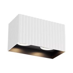 Redo 01-3410 - Spot DELPHI 2xGU10/7W/230V 16,1x8,1 cm alb