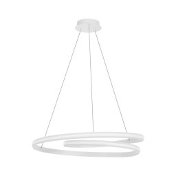 Redo 01-4363 - Candelabru LED dimmabil TORSION, suspendat pe cablu, 60W/230V, alb