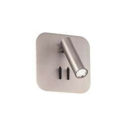 Redo 01-2978 - Aplică de perete LED QUDA, LED 6W/230V + LED 3W, CRI 90, crom