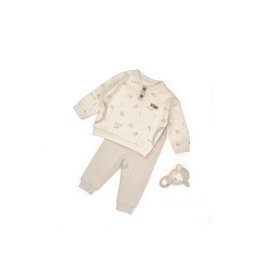 Set bluzita cu pantalon, lamb, babycosy, 100%bumbac organic (marime: 9-12 luni)