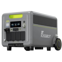 Statie de Alimentare Portabila FOSSiBOT F7200, Verde, 7200W, 5222.4Wh (5.2kWh), UPS BMS, 6500+ Cicluri LiFePO4, Incarcare Hibrida 5200W, Control prin Aplicatie Inteligenta