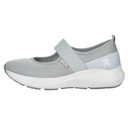 Pantofi dama, gri, casual, textil, cu platforma, Rieker 42102-40-Gri (Marime: 39)