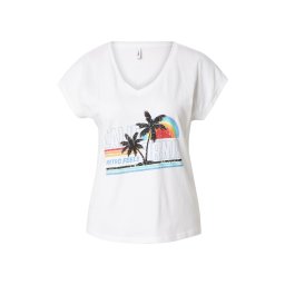 ONLY Tricou 'ONLLUCY' albastru / portocaliu / negru / alb