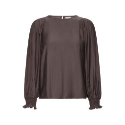 ICHI Bluză 'IHWILMA' maro închis