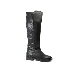 Cizme damă Remonte până la genunchi, negre, din piele naturală REMD2W77-00-36 EU