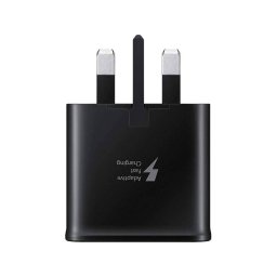 Incarcator retea Samsung, EP-TA20UBE, port USB-A , 3 pini (UK), bulk, black + adaptor pentru EU