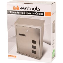 CUTIE POSTALA INOX CU CAPAC 260X335X90MM