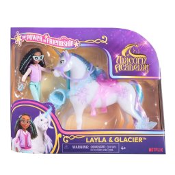Unicorn Academy - Set de joacă Layla & Glacier Puterea prieteniei, Multicolor, 4 ani+
