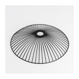 Abajur universal CURITIBA, Ø 38 cm, negru