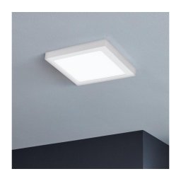 Eglo 33316 - Plafonieră LED RGBW dimabilă FUEVA-C LED/15,6W/230V 22,5x22,5cm alb