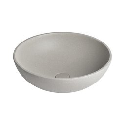 Sapho - Lavoar TURF pe blat Ø 44 cm, beton/areniscă albă