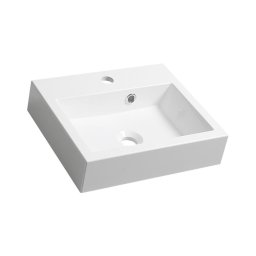Sapho - Lavoar pe blat ORINOKO 42x36 cm din ceramică, alb