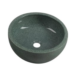 Sapho - Lavoar pentru blat PRIORI Ø 42 cm ceramică/verde