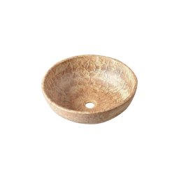 Sapho - Lavoar pentru blat PRIORI Ø 41 cm, ceramică/maro