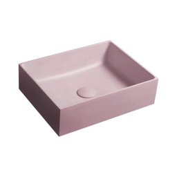 Sapho - Lavoar pentru montare pe blat 47,5x36,5 cm beton/roz