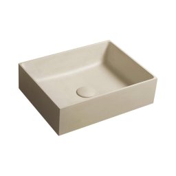 Sapho - Lavoar pentru blat FORMIGO 47,5x36,5 cm beton/bej