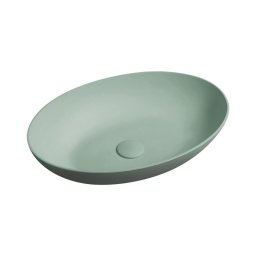 Sapho - Lavoar pentru montare pe blat FORMIGO 60 x 40 cm, beton/verde