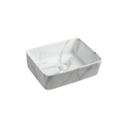 Sapho - Lavoar pe blat DALMA 47,5 x 37,5 cm, ceramică/Carrara