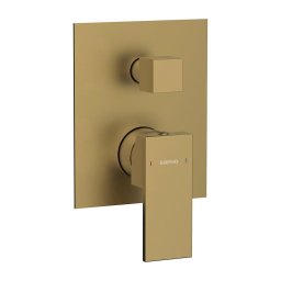 Sapho - Baterie de duș încastrată CUBEMIX auriu mat