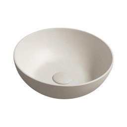 Sapho - Lavoar pe blat FORMIGO Ø 39 cm beton/nisip