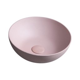 Sapho - Lavoar pentru blat FORMIGO Ø 39 cm beton/roz
