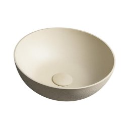 Sapho - Lavoar pentru blat FORMIGO Ø 39 cm, beton/bej