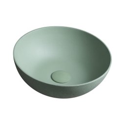 Sapho - Lavoar pe blat FORMIGO Ø 39 cm, beton/verde