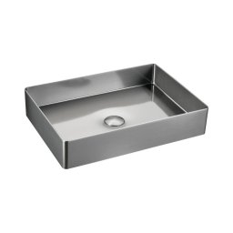 Sapho - Lavoar pentru blat AURUM 50x35 cm, inox periat