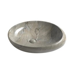 Sapho DALMA - lavoar pentru blat, 68 x 44 cm, gri