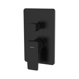 Sapho - Baterie de duș pentru montaj încastrat TURSI, negru mat