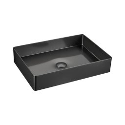 Sapho - Lavoar pentru blat AURUM 50 x 35 cm, antracit