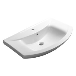 Aqualine - Lavoar încastrat ZERO 75 x 48,5 cm, din ceramică, alb