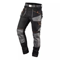 Pantaloni de lucru slim fit, cu curea, model HD, marimea M/50, NEO