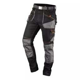 Pantaloni de lucru slim fit, cu curea, model HD, marimea XXL/56, NEO