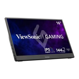 Monitor Portabil Gaming IPS LED ViewSonic 15.6" VX1654, Full HD (1920 x 1080), mini HDMI, Boxe, 144 Hz, 4.67 ms, Negru