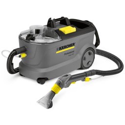 Aspirator profesional Karcher Puzzi 10/1, 1250 W, 10 L, Spalare, Gri/Galben