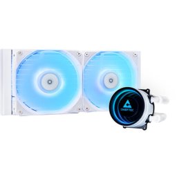 Cooler procesor Chieftec Iceberg 240, ARGB LED, 2 x 120 mm, White