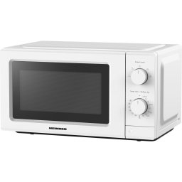 Cuptor cu microunde Heinner HMW-MD20IVWH, 19 l, Control mecanic, 700 W, Platou 24.5 cm, Alb