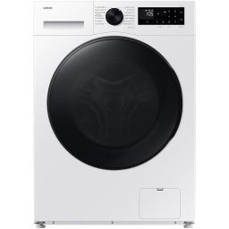 Masina de spalat rufe slim cu uscator Samsung WD90DG5G34BELE, Spalare 9 kg, Uscare 5 kg, 1400 rpm, Clasa A, AI Ecobubble, Super Speed 39, Space Max, Hygiene Steam, Digital Inverter Motor,Alb