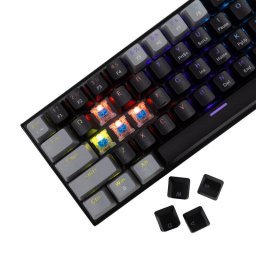 Tastatura Gaming White Shark WAKIZASHI 2 US Blue Switch Mecanica Negru/Gri
